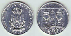 10 lire from San Marino