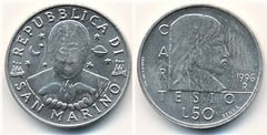 50 lire (Cartesio) from San Marino