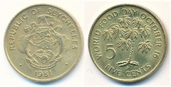 5 cents (FAO) from Seychelles