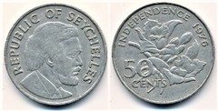 50 cents (Independence) from Seychelles
