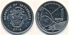1 rupee from Seychelles