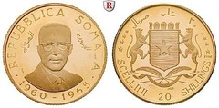 20 shillings (20 scellini) from Somalia