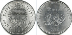 10 shillings (Horóscopo Chino-Dragón) from Somaliland