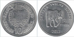 10 shillings (Horóscopo Chino-Tigre) from Somaliland