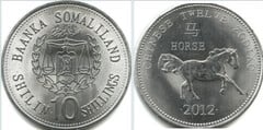 10 shillings (Horóscopo Chino-Caballo) from Somaliland