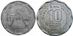 10 rupees (Distrito de Gampaha) from Sri Lanka