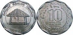 10 rupees (Distrito de Kilinochchi) from Sri Lanka