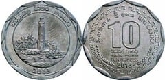 10 rupees (Distrito de Matara) from Sri Lanka