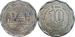 10 rupees (Distrito de Vavunilla) from Sri Lanka