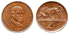2 cents (Balthazar J. Vorster) from South Africa