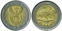 5 rand (Suid Afrika-uMzantsi Afrika) from South Africa