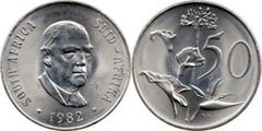 50 cents (Balthazar J. Vorster) from South Africa