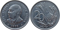20 cents  (Nicolaas Diederichs - SUID-AFRIKA - SOUTH AFRICA) from South Africa