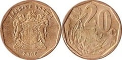 20 cents (AFERIKA BORWA) from South Africa