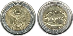 5 rand (Afrika Dzonga, Ningizimu Afrika) from South Africa