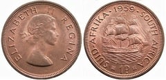 1 penique (Elizabeth II) from South Africa