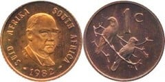 1 cent (Balthazar J. Vorster) from South Africa