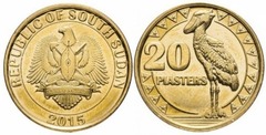 20 piastras from South Sudan