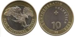 10 francs (Golden eagle) from Switzerland