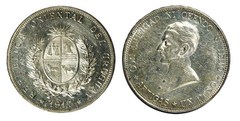 1 peso from Uruguay