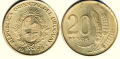 20 pesos from Uruguay