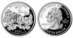 1/4 dollar (50 U.S. States - Mississippi) from United States