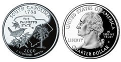 1/4 dollar (50 U.S. States - South Carolina) from United States
