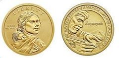 1 dollar (Sacagawea Dollar - Native American Dollar - Sequoyah) from United States