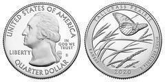 1/4 dollar (Tallgrass Prairie) from United States