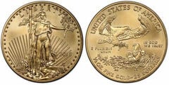 25 dollars (1/2 Oz. Fine Gold - American Gold Eagle) from United States