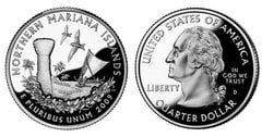 1/4 dollar (Districts and Territories - Northern Mariana Islands) from United States