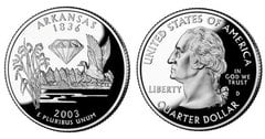 1/4 dollar (50 U.S. States - Arkansas) from United States