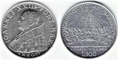 100 lire (II Ecumenical Council) from Vatican