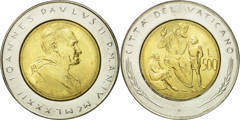 500 liras (John Paul II) from Vatican