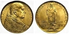 100 lire (Jubilee) from Vatican
