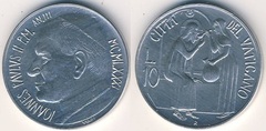 10 liras (John Paul II) from Vatican