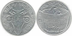 10 lire (Holy Year-Jubilee Year 1975) from Vatican