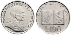100 lire from Vatican
