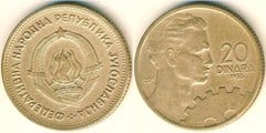 20 dinara from Yugoslavia