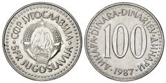 100 dinara from Yugoslavia