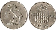 1 shilling from Zambia