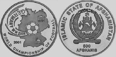 500 afghanis (Mundial de Fútbol Alemania 2006) from Afganistan