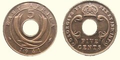 5 cents from British East Africa