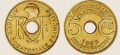 5 centimes from French Equatorial Africa