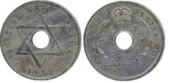 1 penny from British West Africa