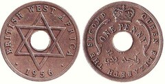 1 penny from British West Africa
