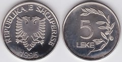 5 leke from Albania