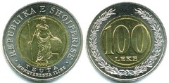 100 leke (Queen Teuta of Illyria) from Albania