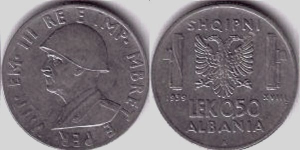 Photo of 0,50 lek (Ocupación Italiana)