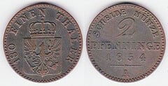 2 pfennig (Prussia) from Germany-States